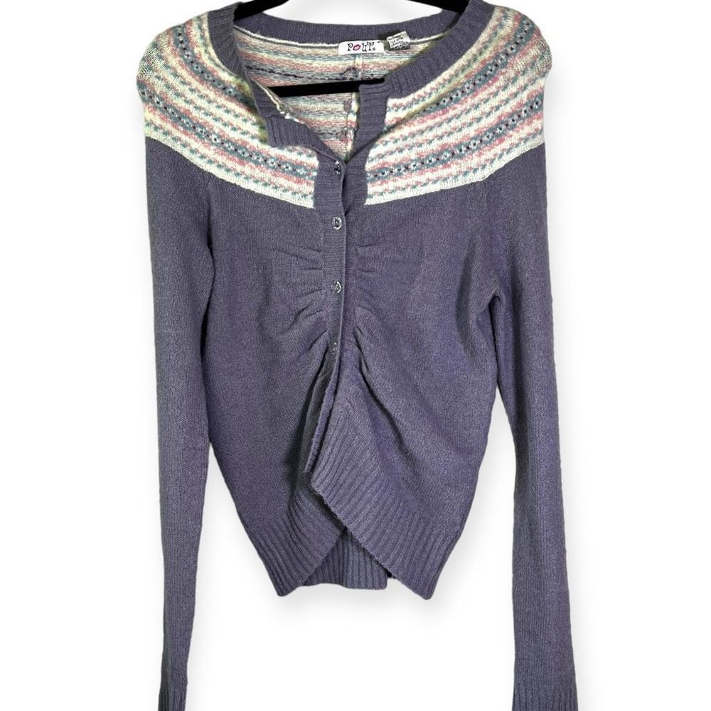 Vintage Pout Y2K Off the Shoulder Cardigan Size L